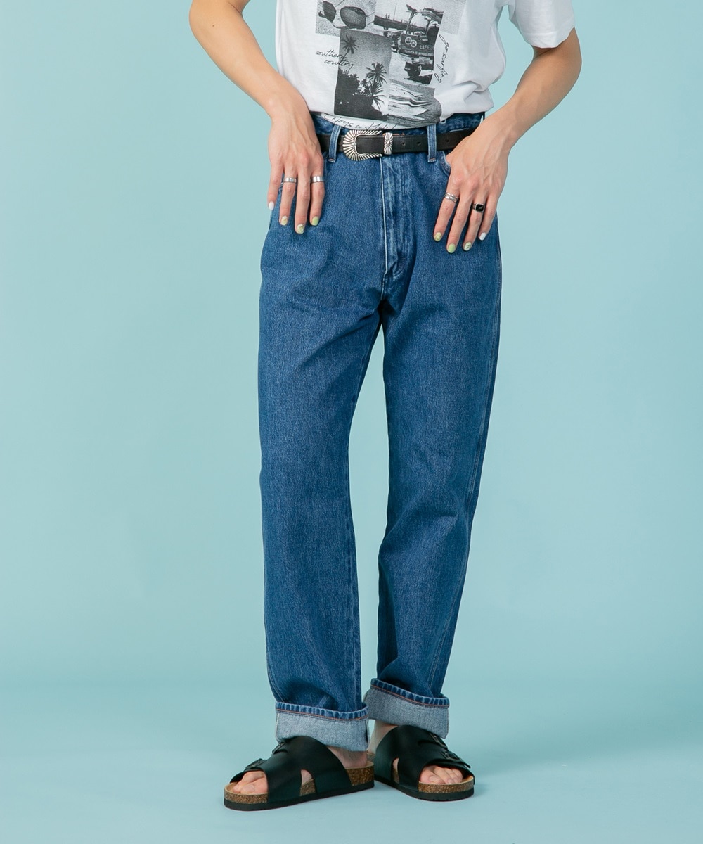 ダメージ加工スキニーデニム セール】ダメージ加工スキニーデニムパンツ（デニムパンツ