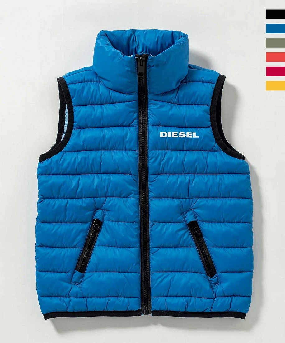 希少✨DIESEL(ディーゼル)　ダウンベスト ブラック　Mサイズ相当 DIESEL KIDS ダウンベスト アウター DIESEL（ディーゼル）Kids