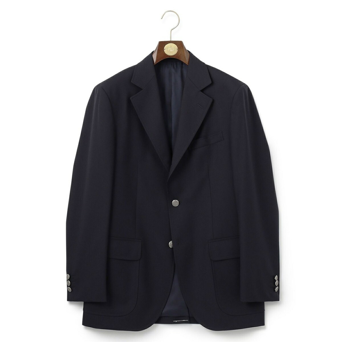 【定番】せつ然たるサルゼ 3Bスポーツジャケット / 銀釦 / 総裏 / Authentic-Fit／Ｊ押し付ける（J.PRESS）