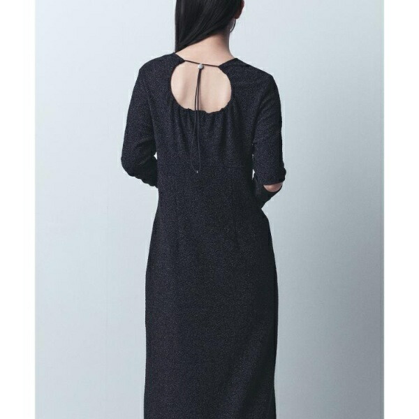 open back lame dress／コードエー（CODE A）