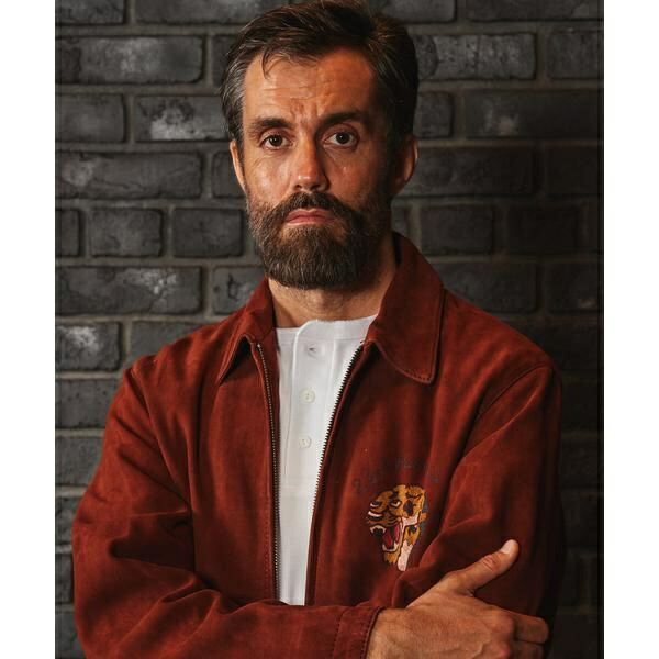 AGED SUEDE SOUVENIR JACKET ／ エイジド スウェード スーベニアジャケット／アヴィレックス（AVIREX）