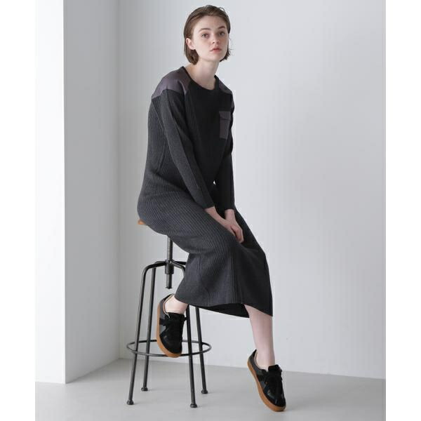 MILITARY RIB KINT ONEPIECE/ミリタリーリブニットワンピース/アヴィレックス(AVIREX)