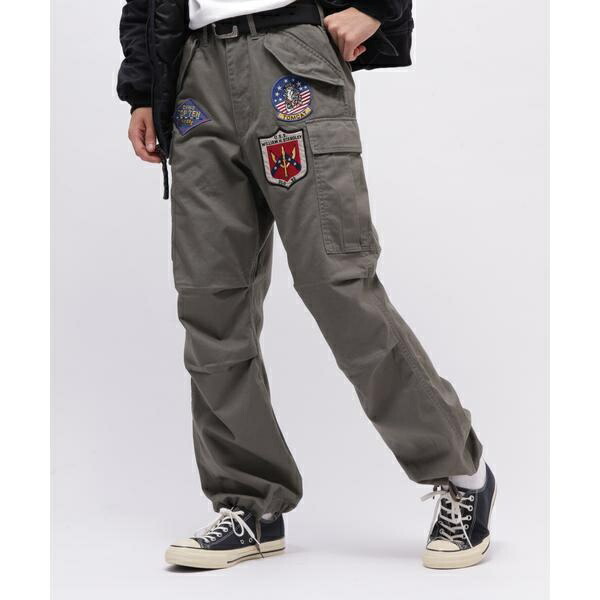 《直営店限定》TOP GUN WAPPEN CARGO PANTS ／ トップガン ワッペン カーゴ／アヴィレックス（AVIREX）