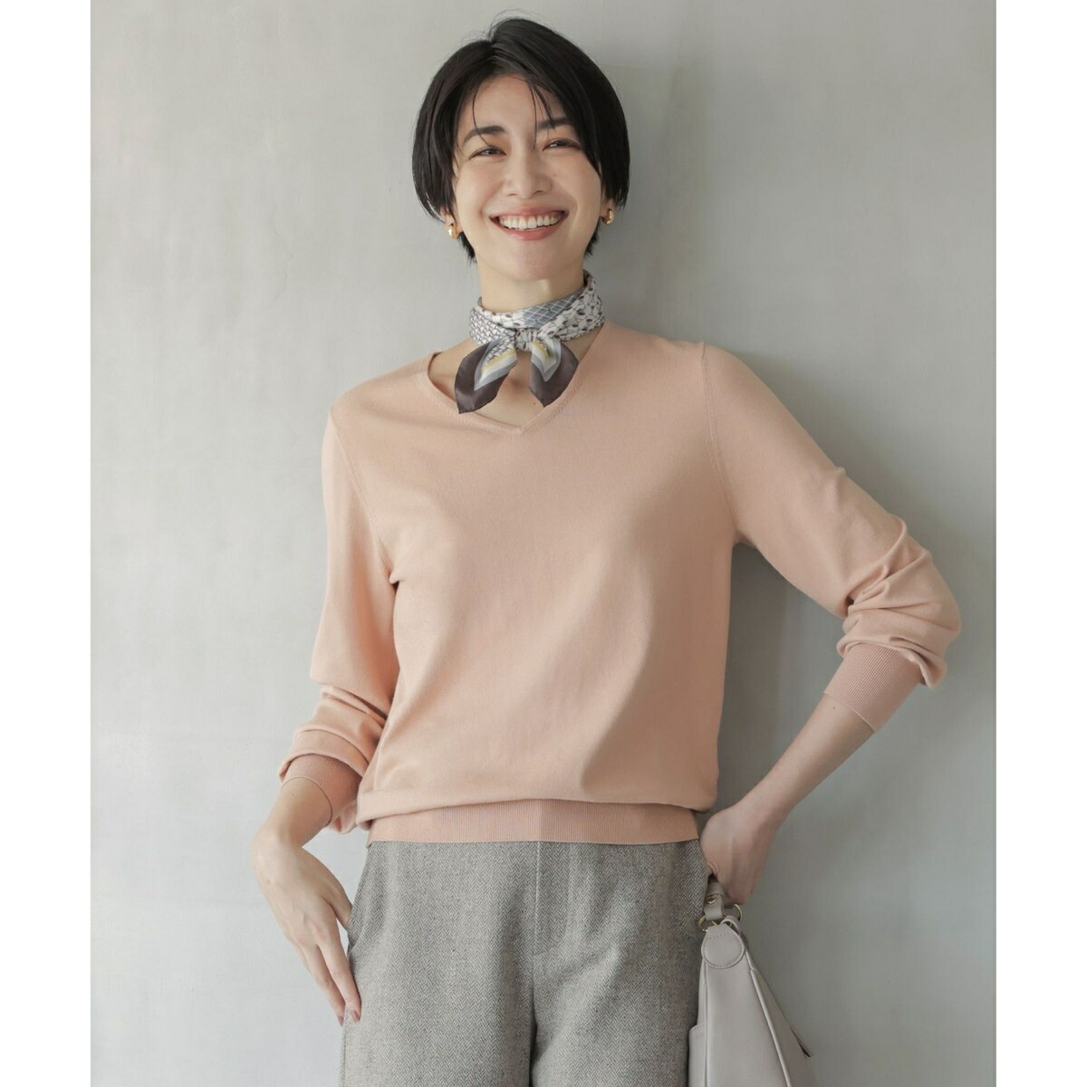 【ご好評につき新色追加！・WEB限定カラーあり・洗える】PRINCE Vネック ニット／Ｊプレス（J.PRESS）