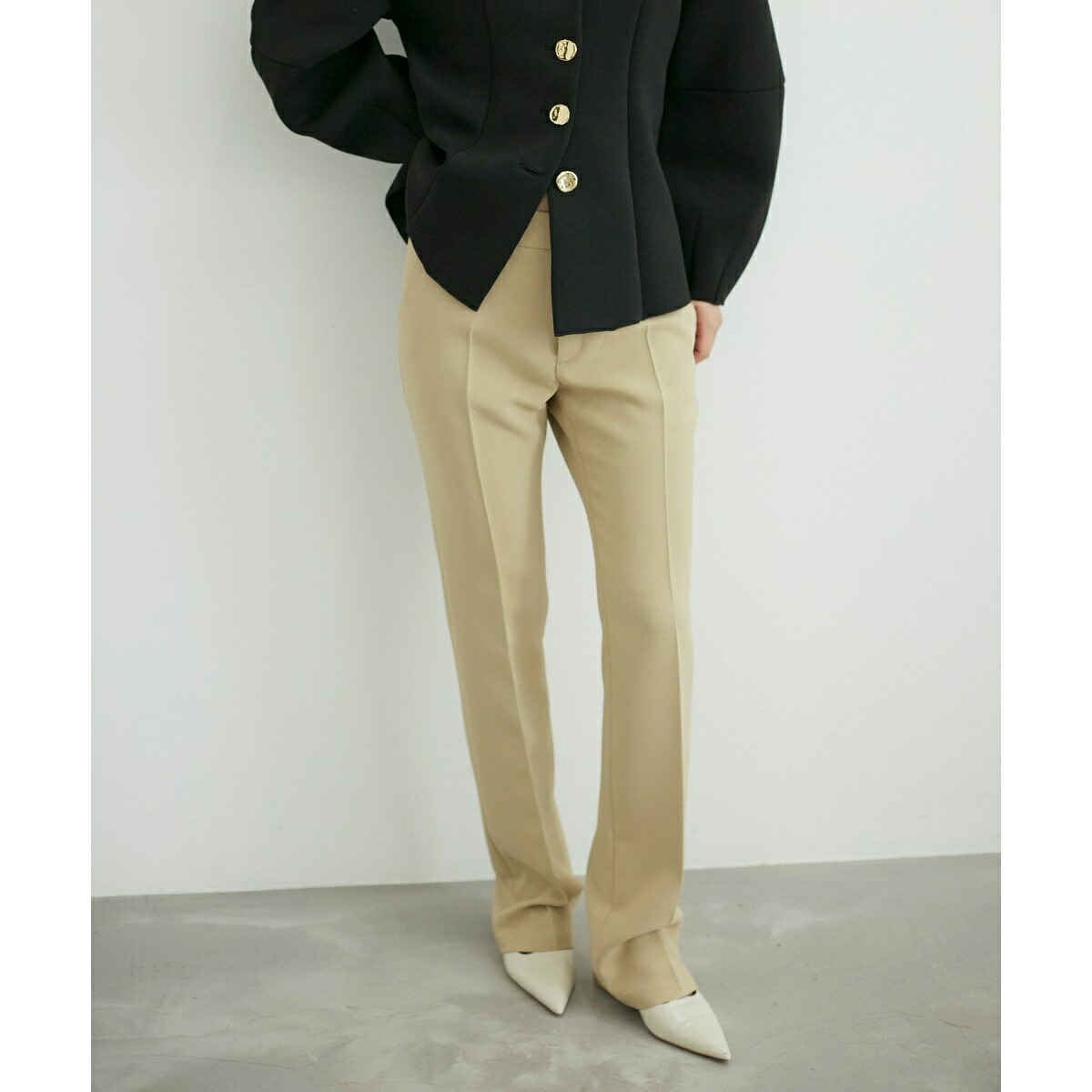 【美品】ADAM ET ROPÉ FEMME_3Dニットリブサイクルパンツ 2024-A-GAS04070_sub01_500x.jpg