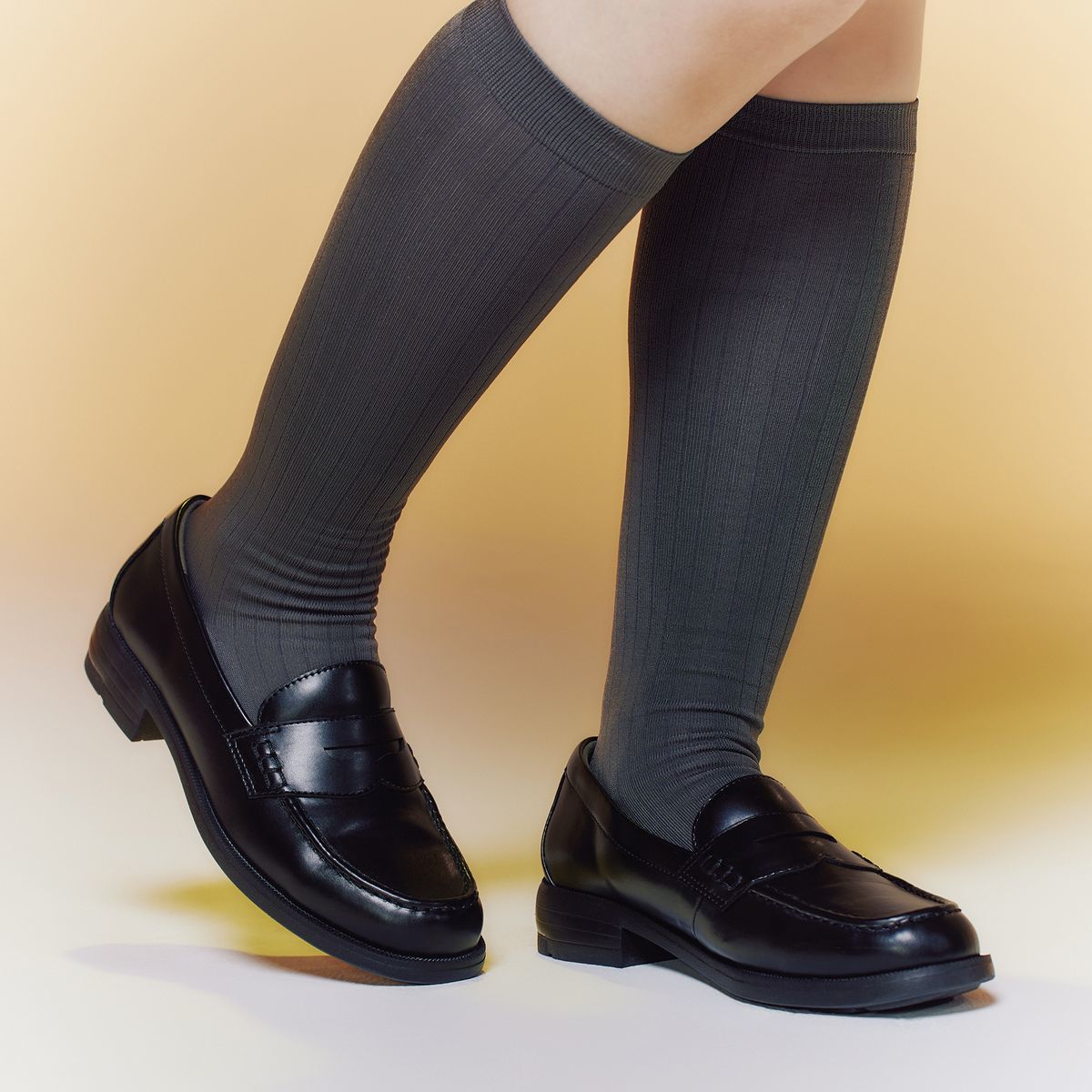 通学におすすめ☆生活防水仕様のクッションやわらかジブンローファー/レディワーカー(Lady worker)