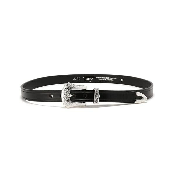 TORY LEATHER/3/4inch 3-Piece SilverBuckle SetBelt/マナスタッシュ(Manastash)