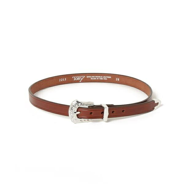 TORY LEATHER／3／4inch 3-Piece SilverBuckle SetBelt／マナスタッシュ（Manastash）｜丸井（マルイ）店 11,325円