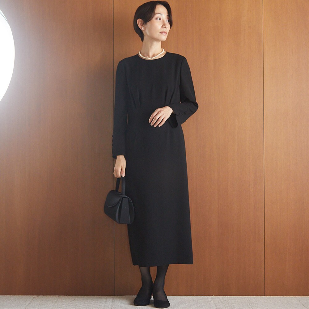 【喪服・礼服】ジョーゼットワンピース/ブラックフォーマル/七五三/オールシーズン／フォルムフォルマ（form forma）｜丸井（マルイ）店