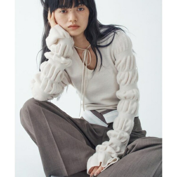 gathered sleeves knit/コードエー(CODE A)|丸井(マルイ)店