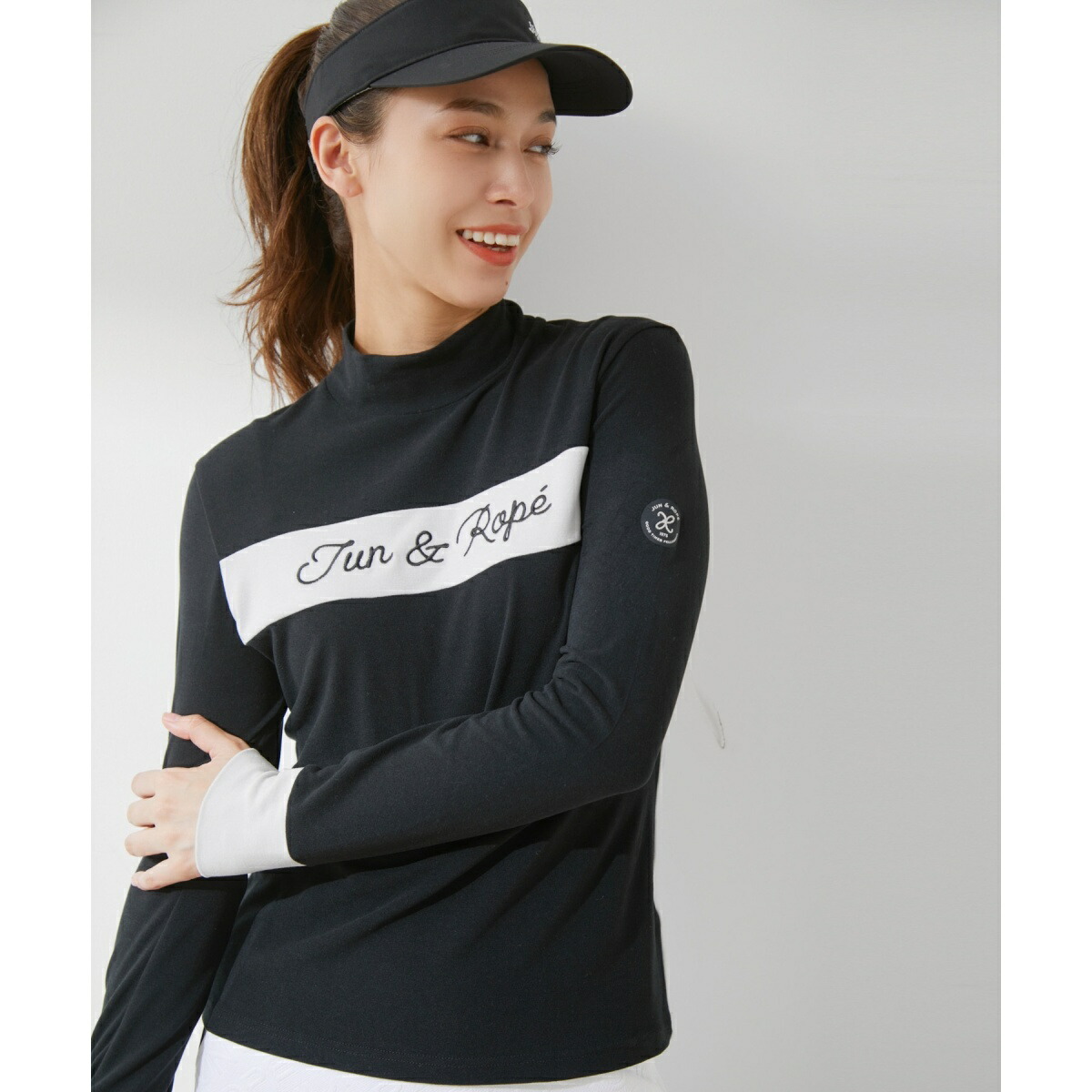 楽天市場】ロゴ使いパフスリーブ長袖プルオーバー／ジュン＆ロぺ