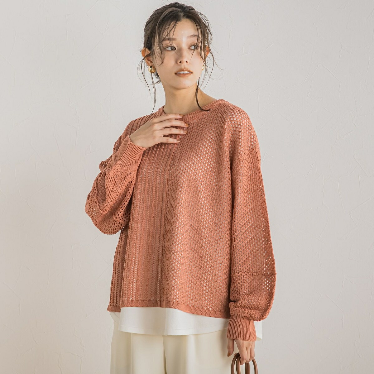 メッシュプルオーバー≪手洗い可能≫／ドロワットロートレアモン（Droite lautreamont）