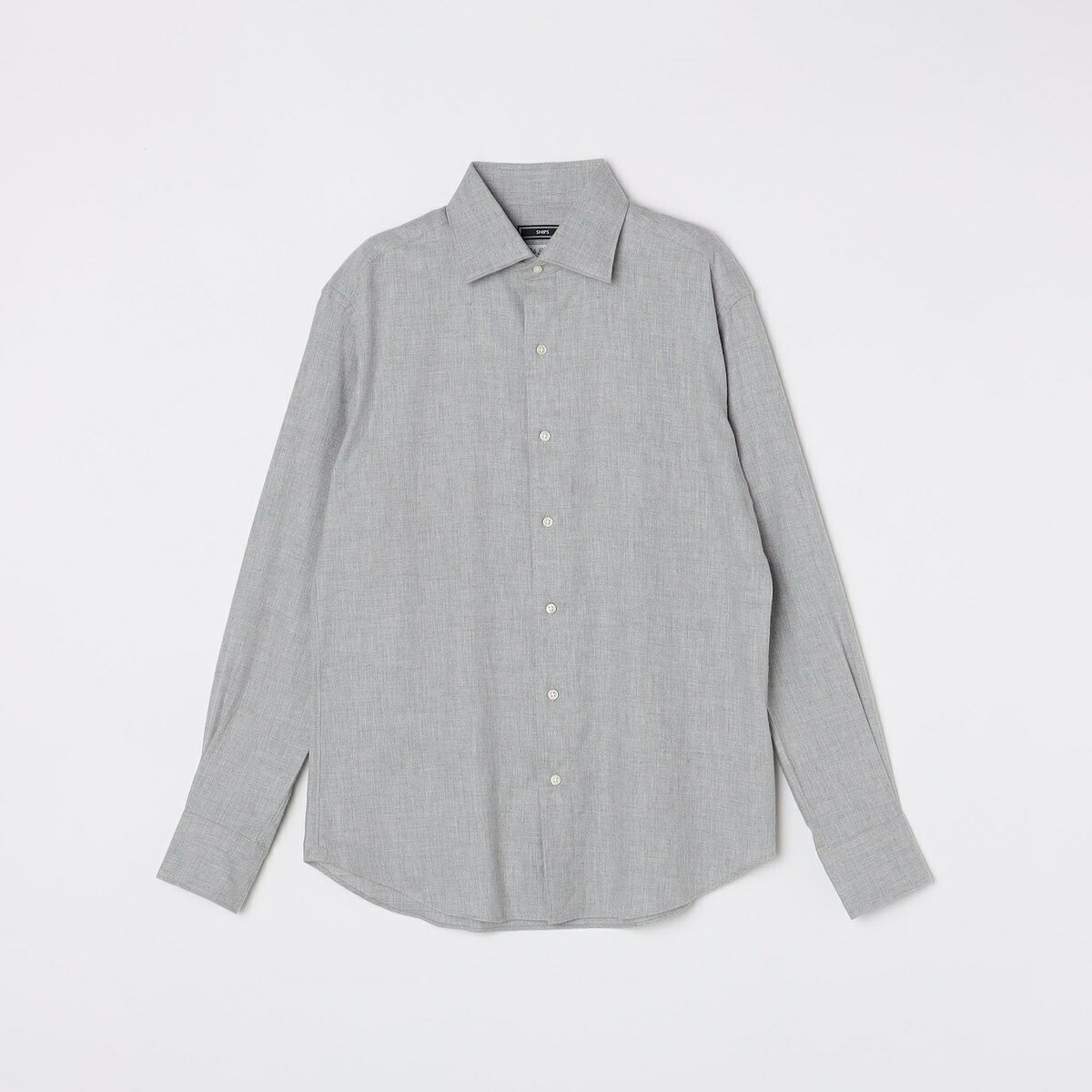 SHIPS: CARLO BASETTI コットンフランネル ワイドカラー シャツ／シップス（SHIPS）