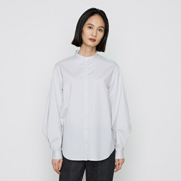 〔 +サイズ 〕 コットンポリブロード タックボリューム袖のブラウス/ギャバジン K.T(Gabardine K.T)|丸井(マルイ)店