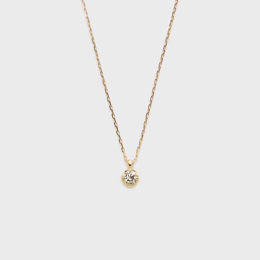K10ダイヤモンドネックレス（0.08ct）／ノジェス（NOJESS） 27,170円