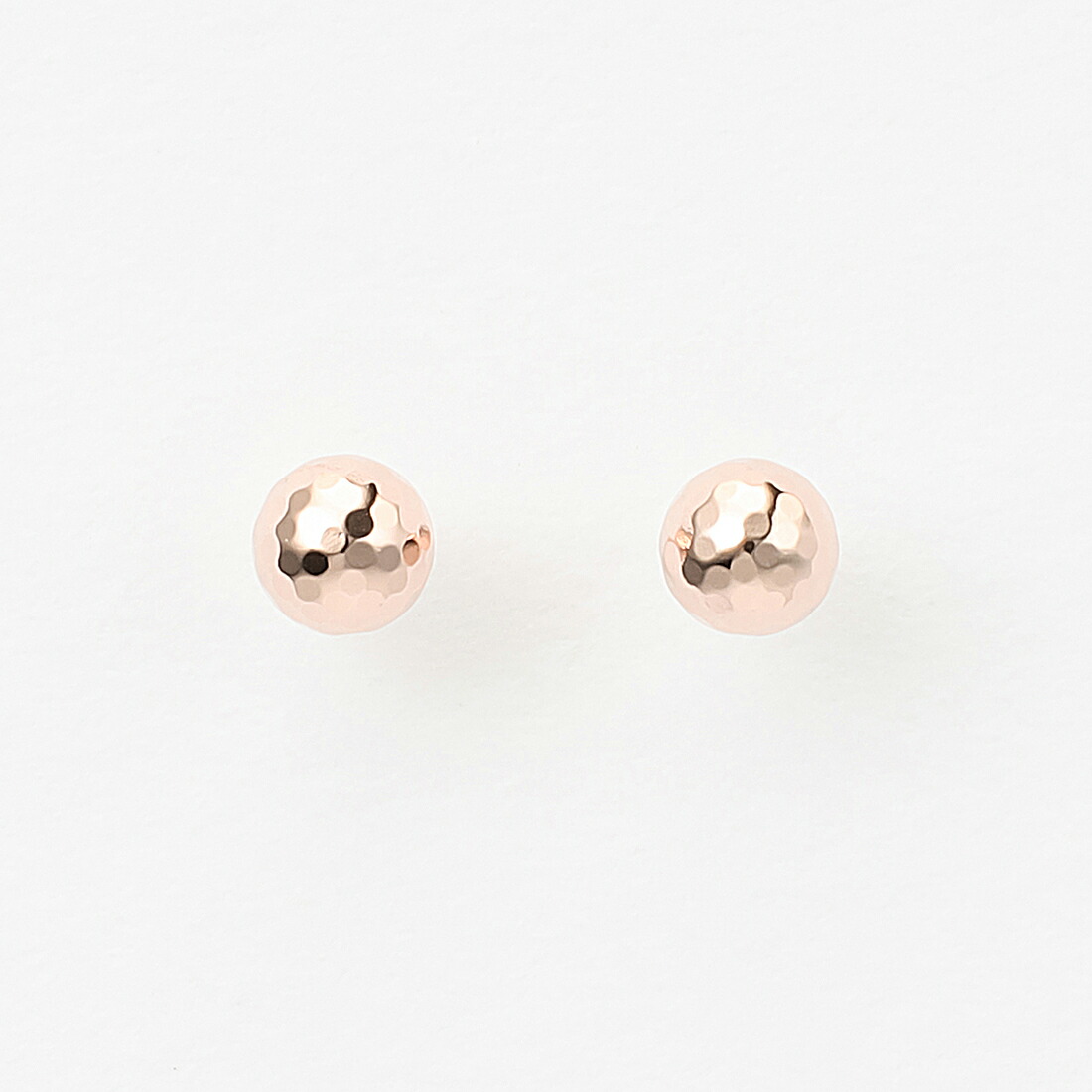 K10 ピンクゴールド ピアス（3mm）／エステール（ESTELLE）