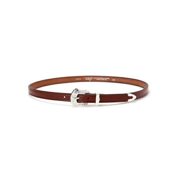 TORY LEATHER(トリーレザー) 3/4 inch 3-Piece Silver Buckl/ビーセカンド(B'2nd)|丸井(マルイ)店