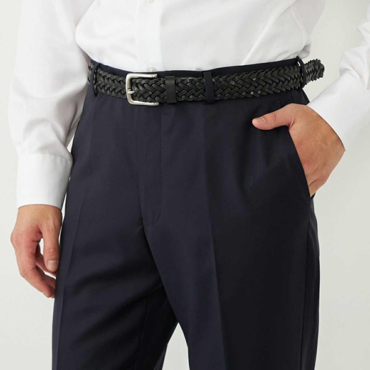 SEA BIG HEART ブラックベルト SEA BIG HEART SUEDE BELT(SILVER)