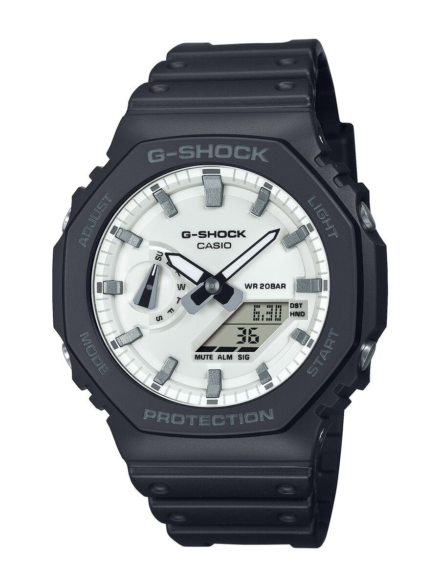 BLACK AND BRILLIANT WHITE【国内正規品】GA-2100WD-1AJF／ジーショック（G-SHOCK）
