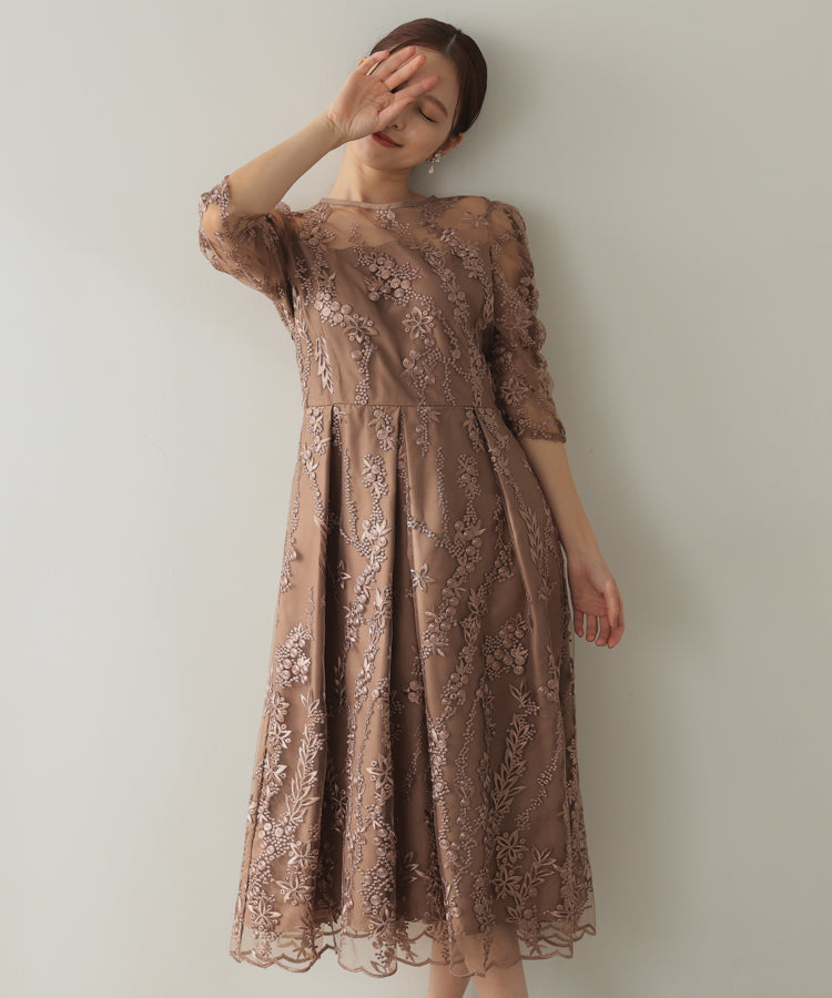 結婚式・二次会・セレモニーシーン対応 総レースワンピース・パーティードレス 大きいサイズ/ハレモード(haremode)|丸井(マルイ)店