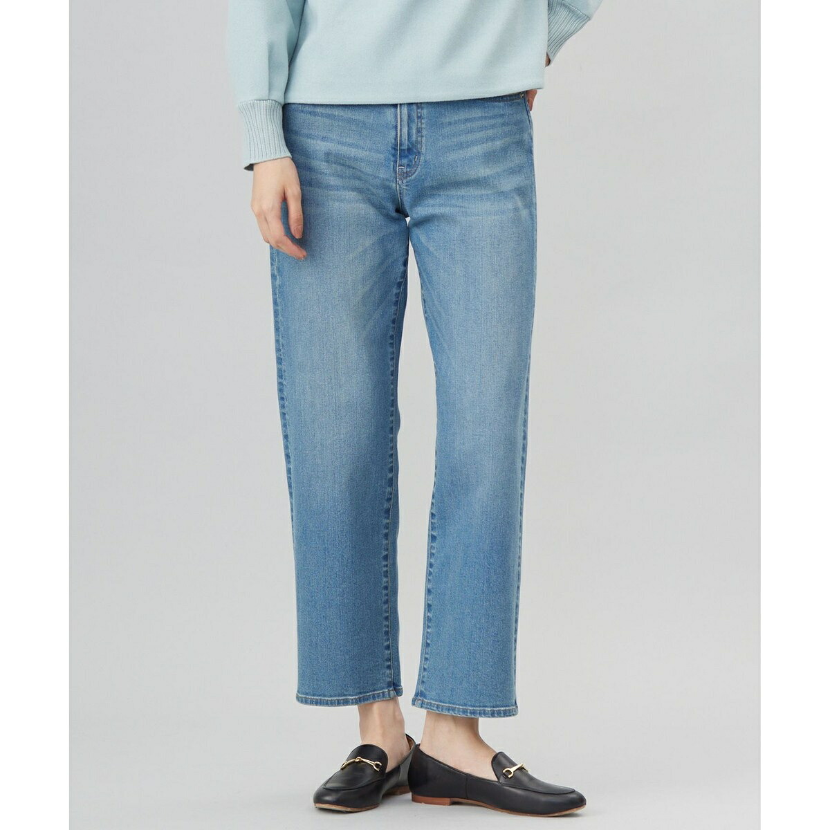 【洗える】BASIC STRETCH DENIM ボーイフィット パンツ／Ｊプレス（J.PRESS）