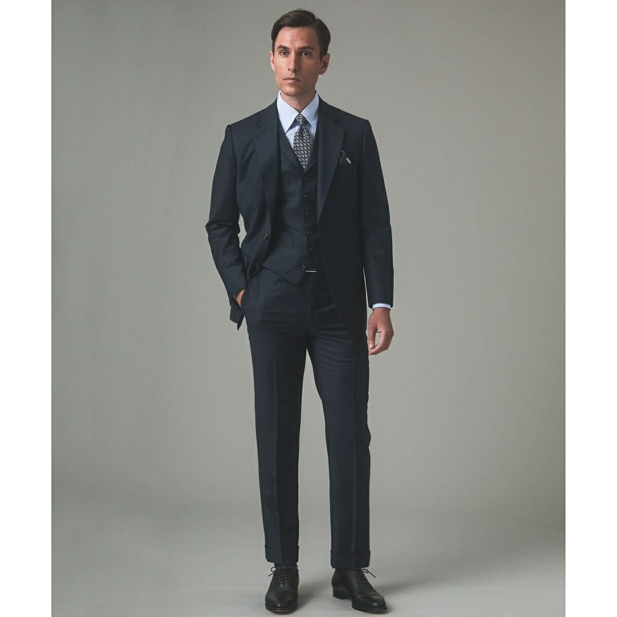 【ZEGNA/ゼニア】TROFEO/トロフェオ 3天下太平背広（うす暗い緑であること）／五大陸（gotairiku）