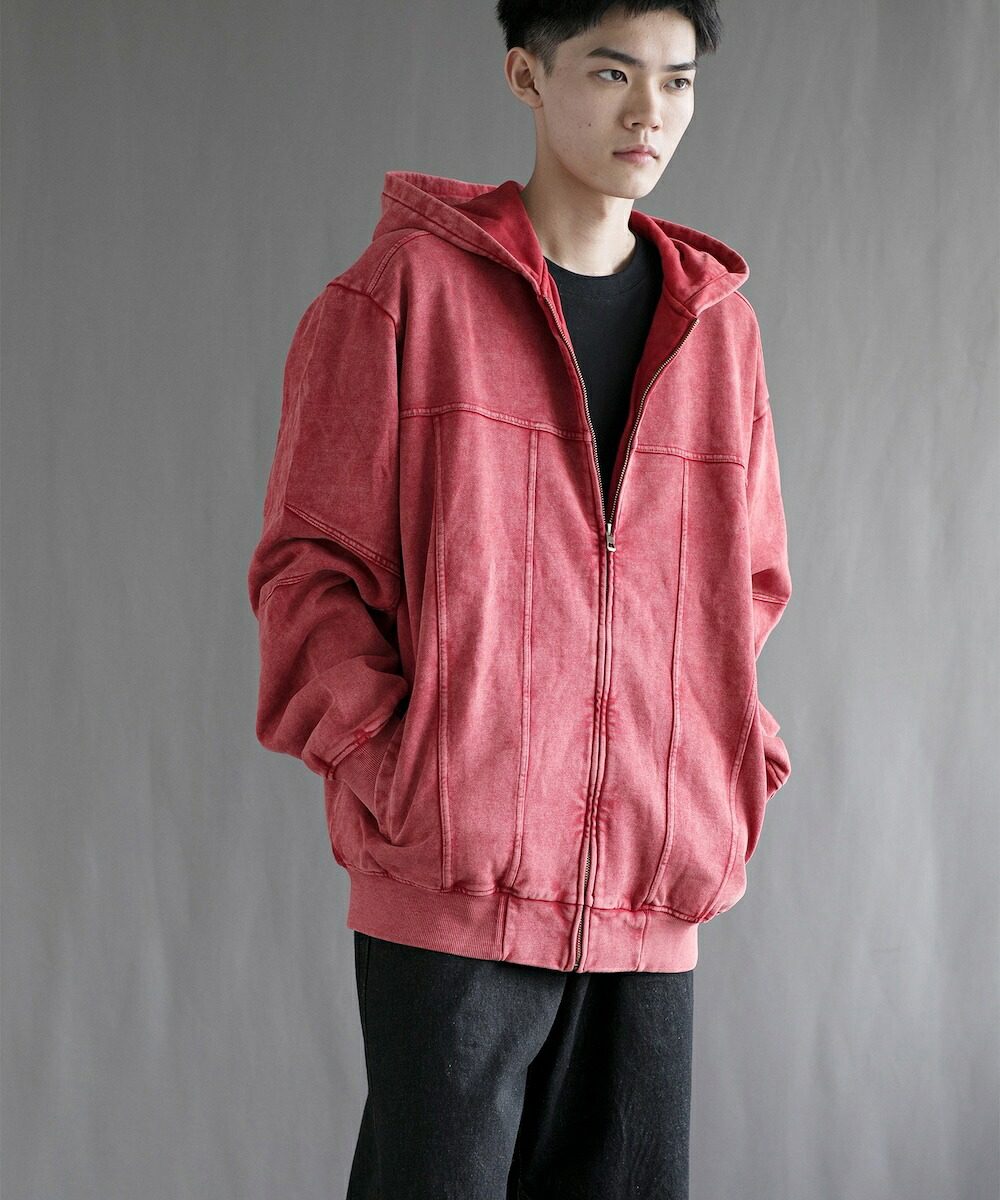 【aimoha neo】 Vintage Washed Zip-Up Hoodie パーカー/アイモハ(aimoha)|丸井(マルイ)店