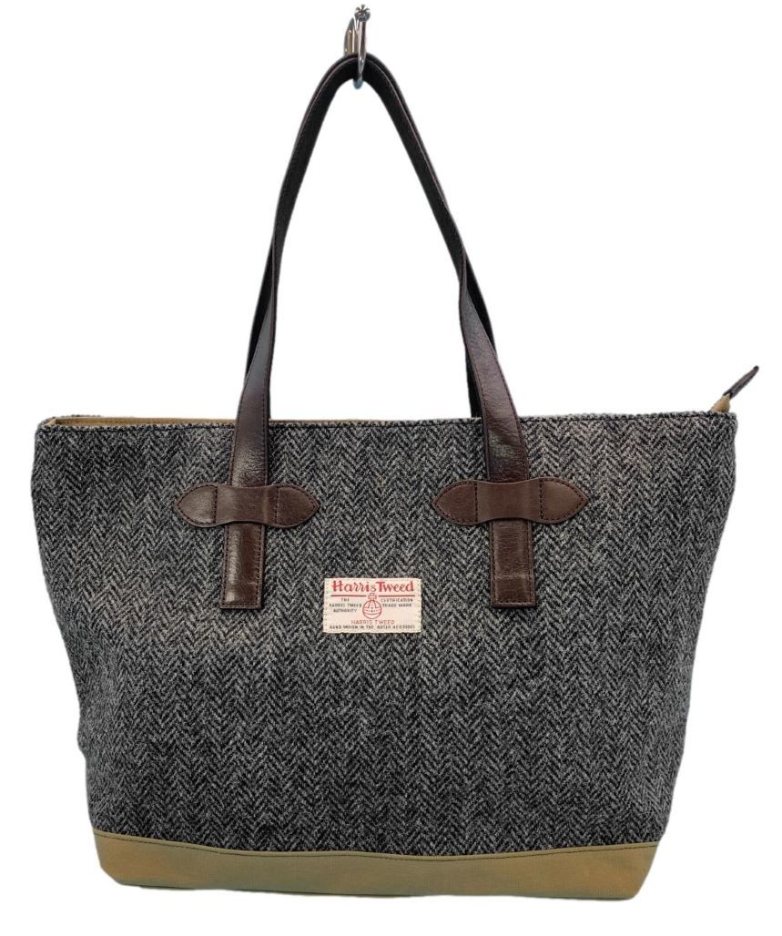 ★⑧BN1861デュモンクス ショルダーバッグ 斜め掛けハリスツイード×レザー 販売 中ファッション - ☆⑧BN1861デュモンクス ショルダー