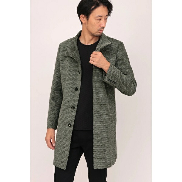 HIGH STREET∴ジオメトリックモールスタンドコート／ハイストリート（HIGH STREET）