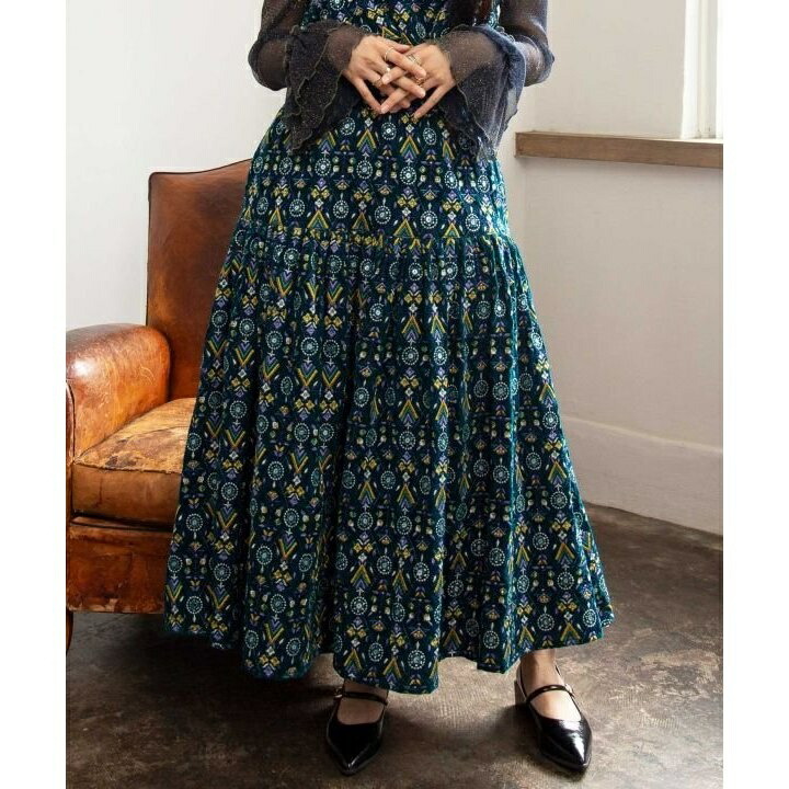 【チャイハネ】ブライド刺繍ロングスカート／チャイハネ（CAYHANE）
