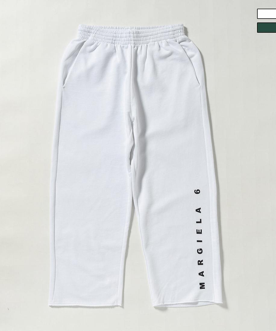 MM6 Maison Margiela Kids ＆ Junior ロゴストレートスウェットパンツ／エムエムシックス　メゾン　マルジェラ（MM6 Maison Margiela）
