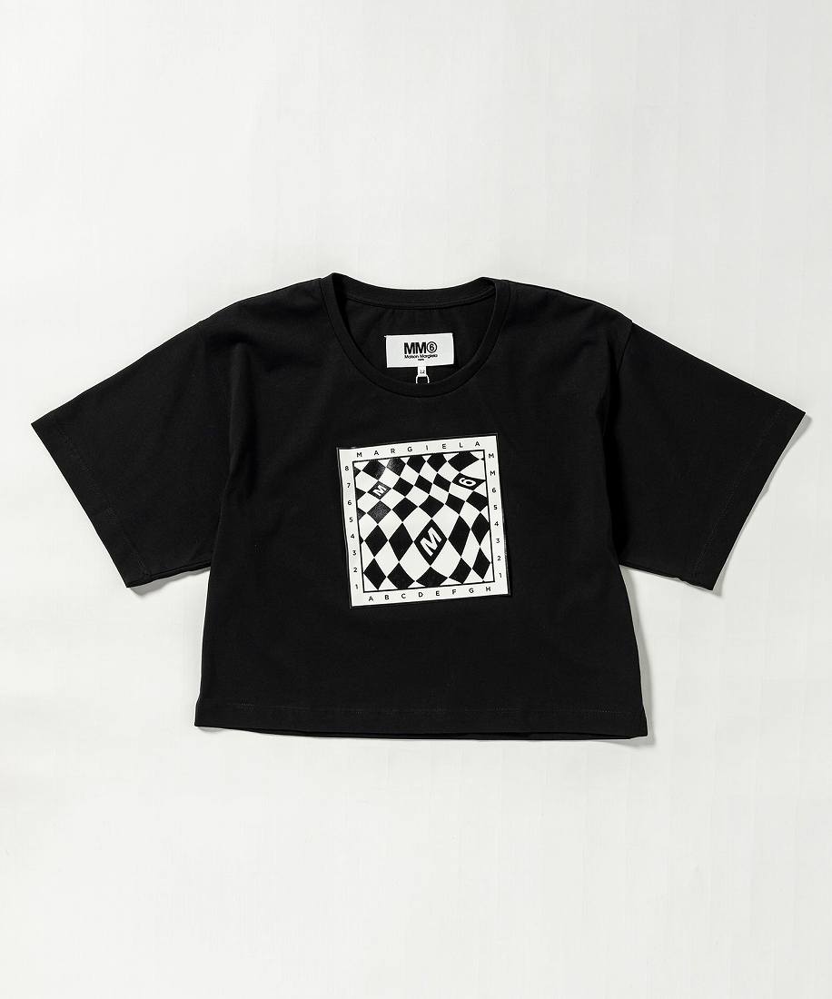 MM6 Maison Margiela Kids ＆ Junior グラフィック半袖プルオーバー／エムエムシックス 棲み家 マルジェラ（MM6 Maison Margiela）