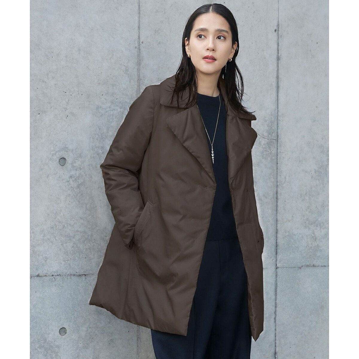 【撥水加工・洗える】ステッチレスダウン コート／自由区（JIYU-KU）｜丸井（マルイ）店