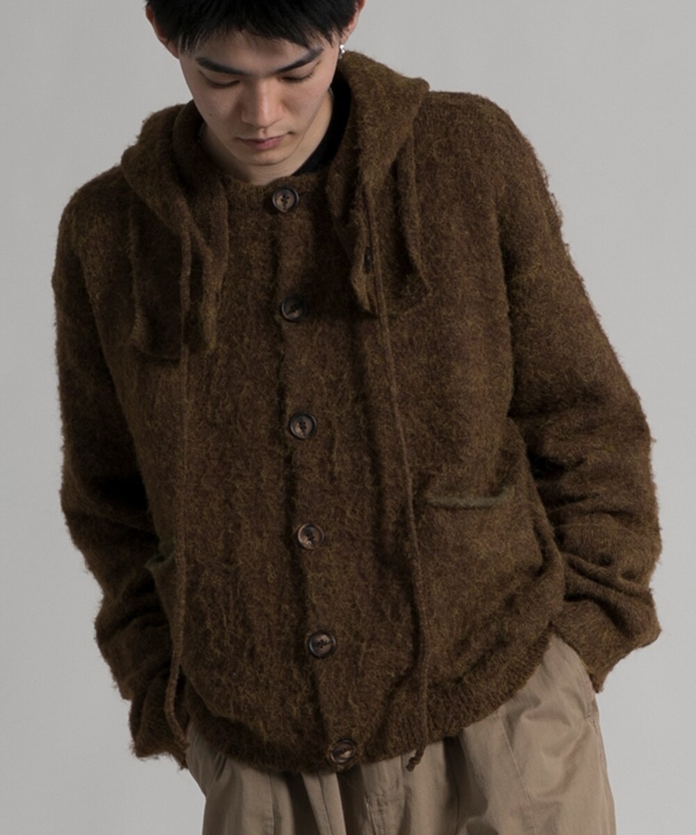 【aimoha neo】2 way Shaggy Knit Cardigan／アイモハ（aimoha）