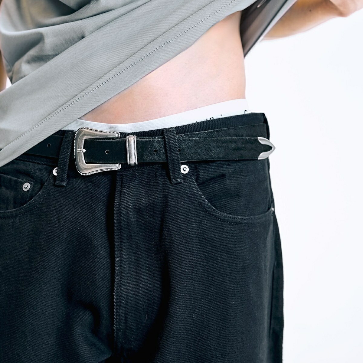 楽天市場】SEA(シー) BIG HEART SUEDE BELT(SILVER) ビッグ