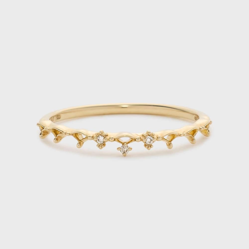【Pocket Ring】K10ダイヤモンドリング／ノジェス（NOJESS） 23,870円