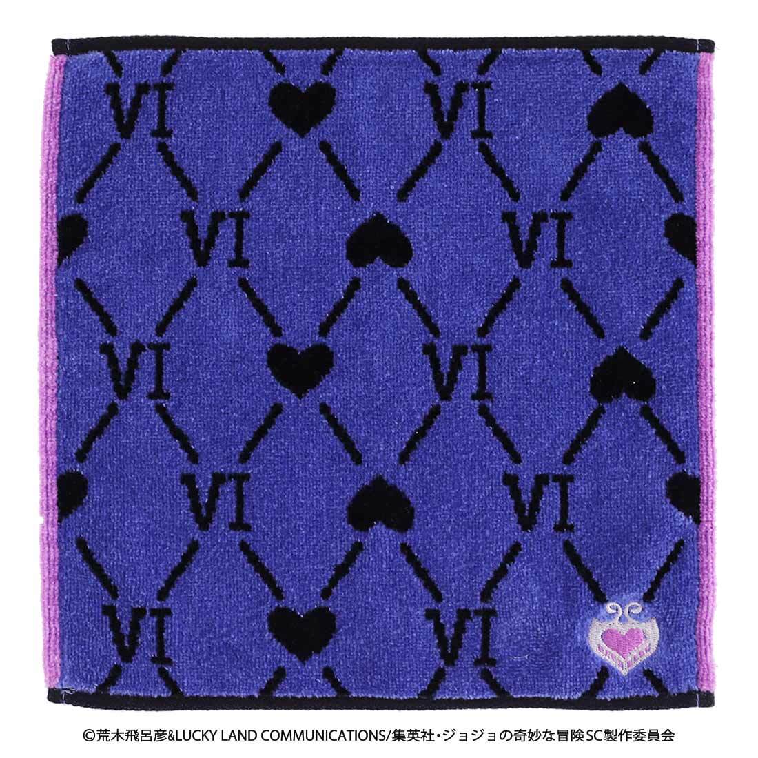【ジョジョの奇妙な冒険　スターダストクルセイダース】　タオルハンカチ　ヴァニラ・アイス／ブルーミング（BLOOMING）画像