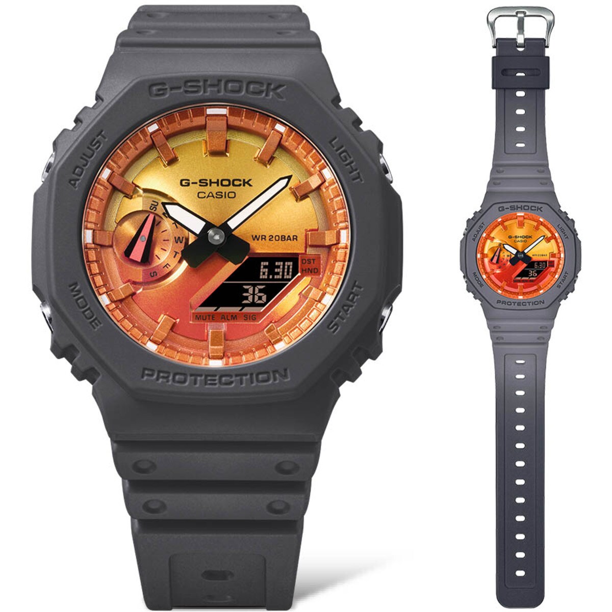 THE FLAME INSIDE【国内正規品】GA-2100FL-8AJF／ジーショック（G-SHOCK）｜丸井（マルイ）店 14,630円