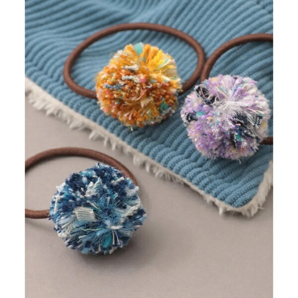 ブリーチデニムタッセルヘアゴム　No.635 楽天市場】タッセルデニムヘアゴム ／ ヘアゴム 髪留め 髪飾り ヘアー