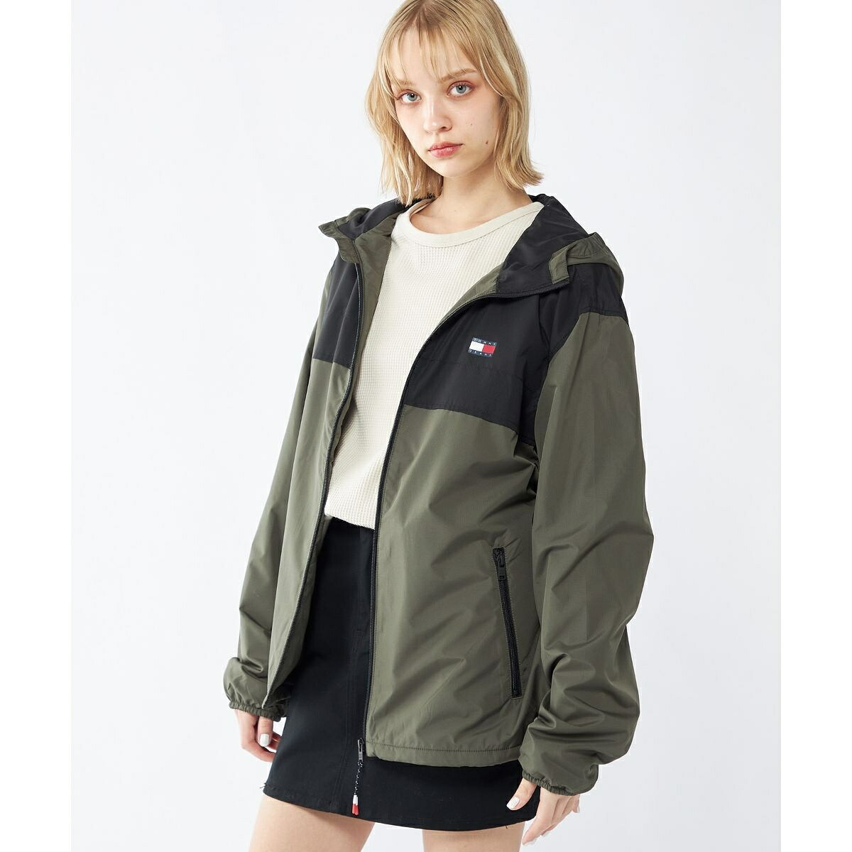 フリースラインドフーデッドジャケット/トミー ジーンズ(TOMMY JEANS)|丸井(マルイ)店
