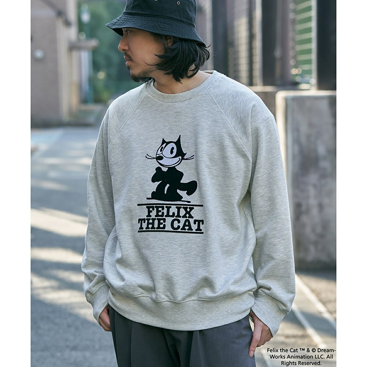 パーリーゲイツ　FELIX フェリックス　スウェット CORPUS TOKYO トレーナー スウェット 「FELIX THE CAT