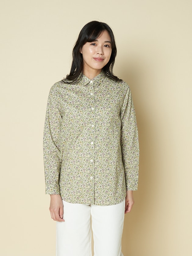 楽天市場】デニムライクブラウス／エレメント オブ シンプルライフ