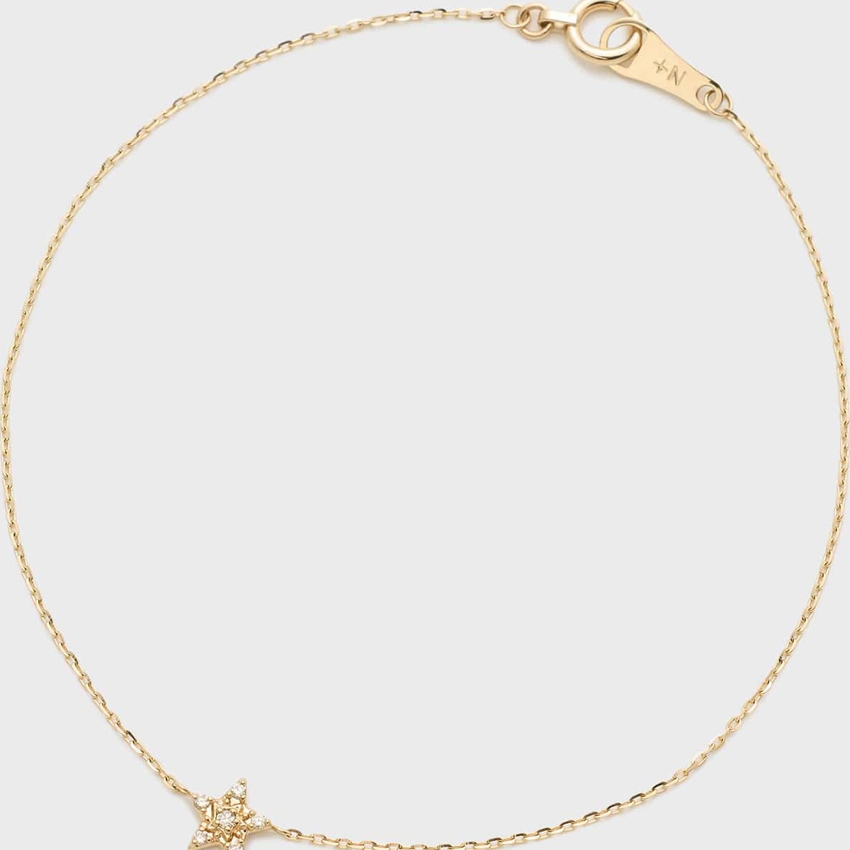 【Tiny Motif】K10ダイヤモンドブレスレット(0.02ct)／ノジェス（NOJESS）
