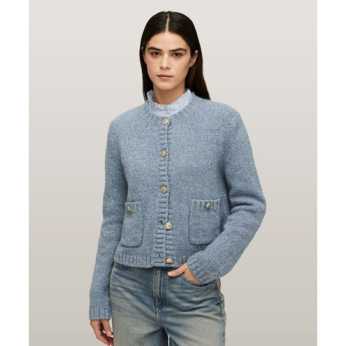 テクスチャードゴールドボタンレディジャケット／トミー ジーンズ（TOMMY JEANS）｜丸井（マルイ）店 9,504円
