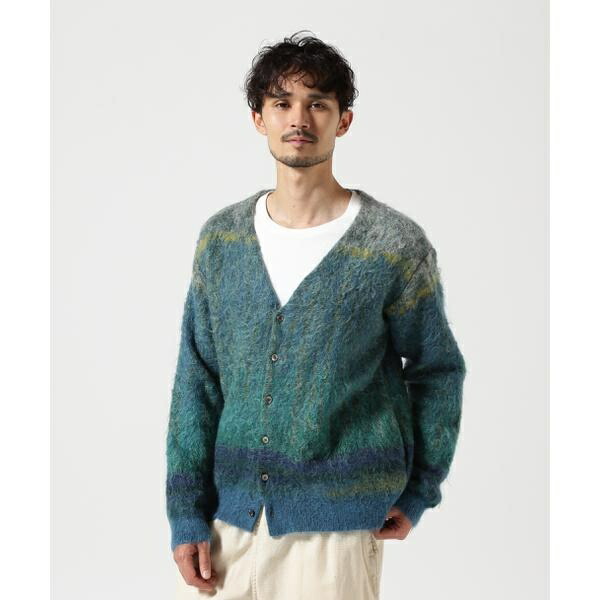 YOKE／ヨーク／KID MOHAIR WOOL BRUSHED TREE JAQUARD CARD／庭園（GARDEN）