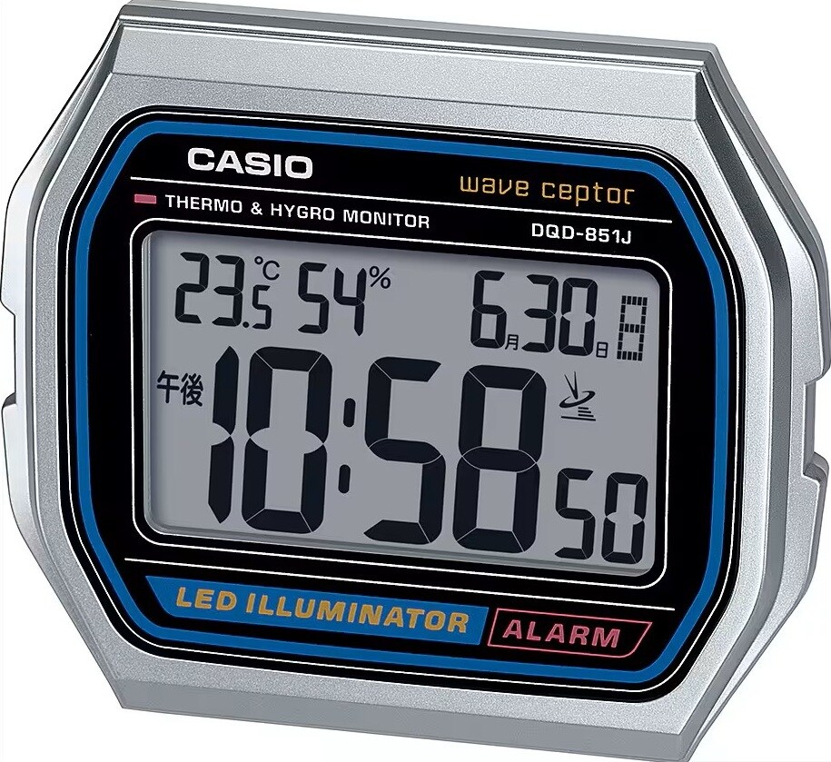 楽天市場】電波 めざまし 時計 DQD-851J-8JF CASIO カシオ 電子