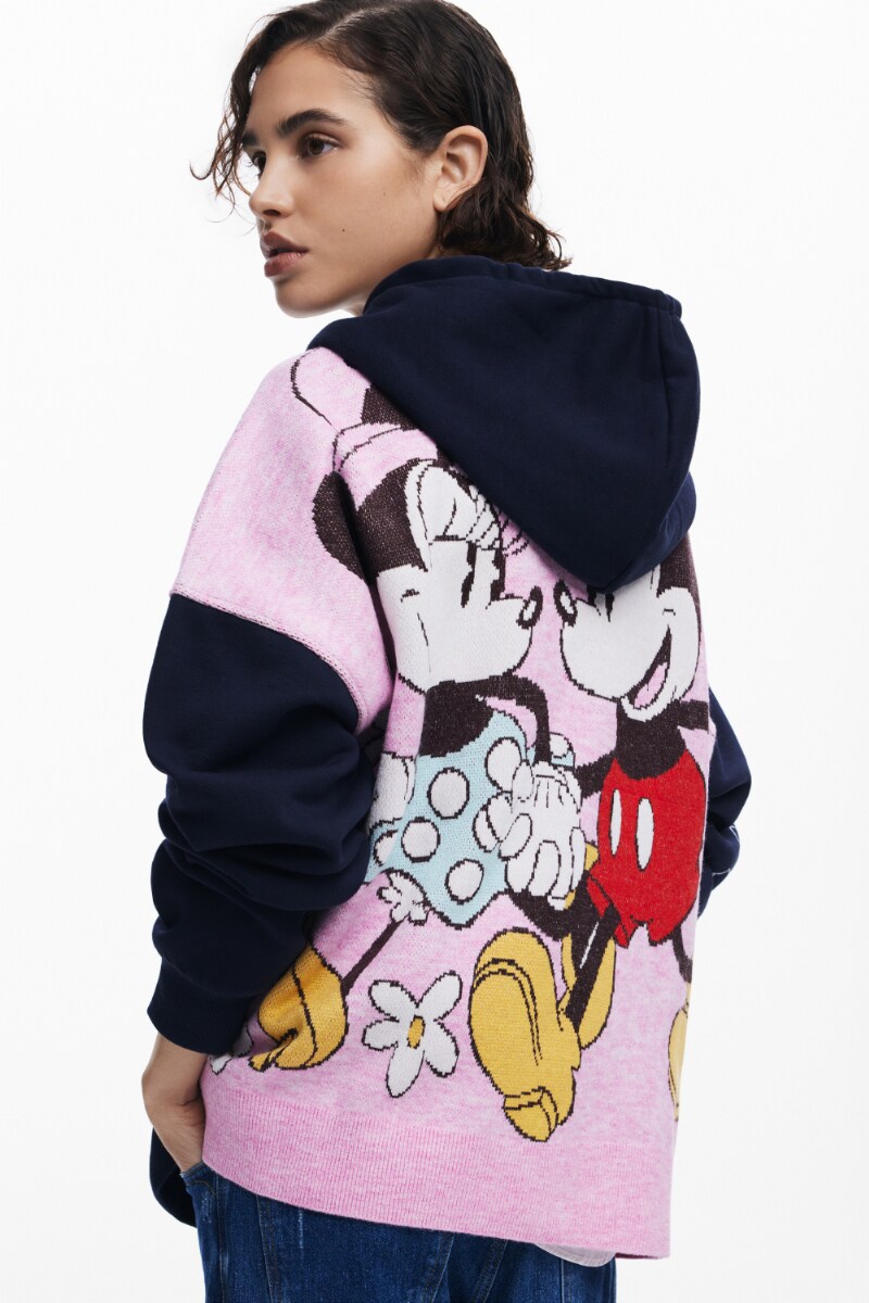 パディとミニーのバックプリントパーカー／デシグアル（Desigual） レディースファッション-トップス-スウェット・トレーナー
