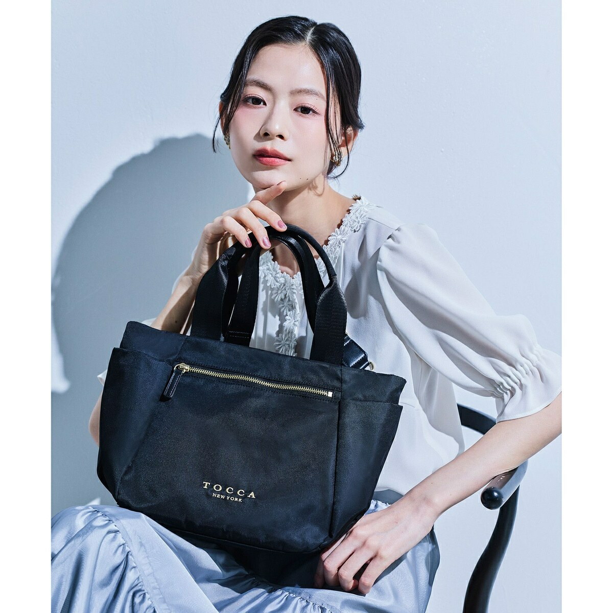 【サスティナブル原料品・WEB＆構成要素バス発着場押さえる】NUOTO NYLON TOTE トートバッグ／トッカ（TOCCA）