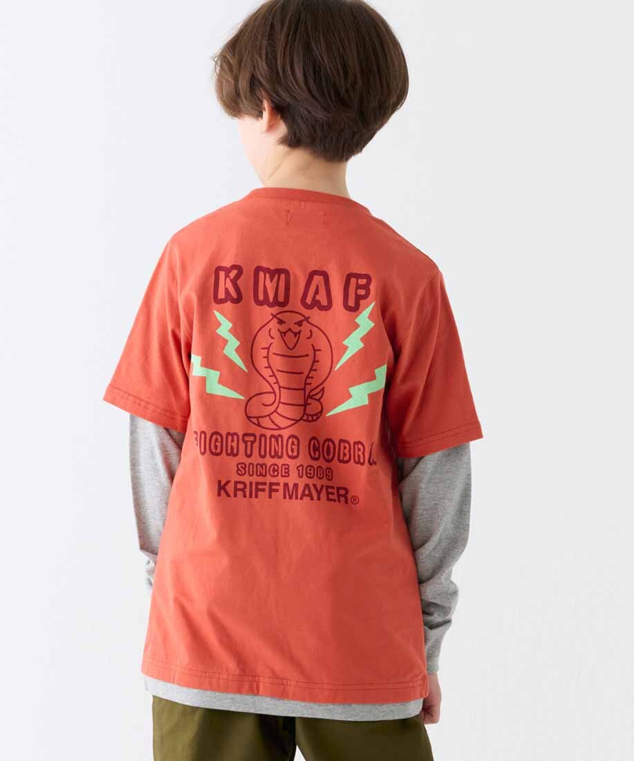 【本体綿100％！】JOIN-TEE 長袖 Tシャツ コブラ 120cm〜170cm／クリフメイヤー（KRIFF MAYER）画像