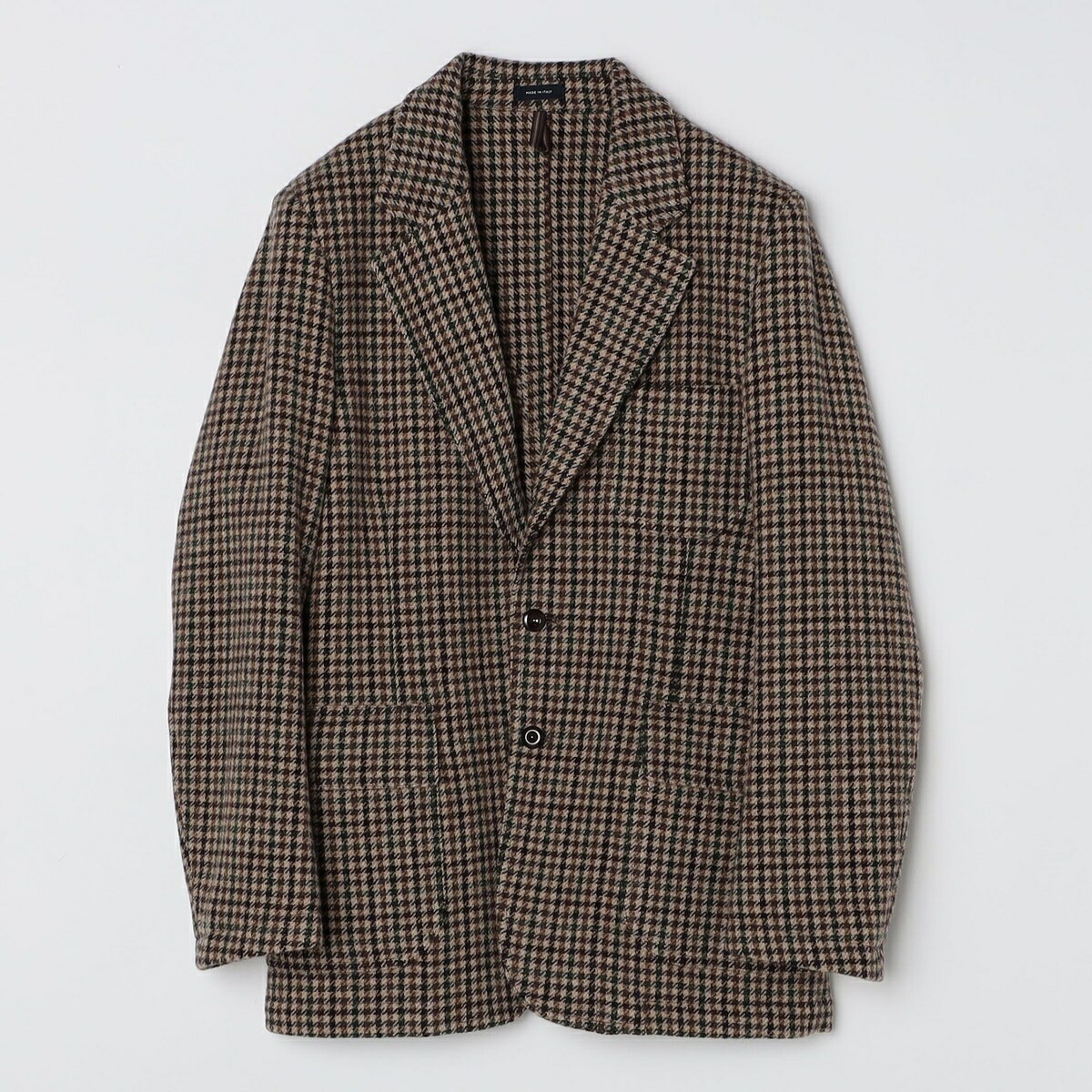 Drakes: MK VII GUN CHECK TWEED BLAZER／シップス（SHIPS）